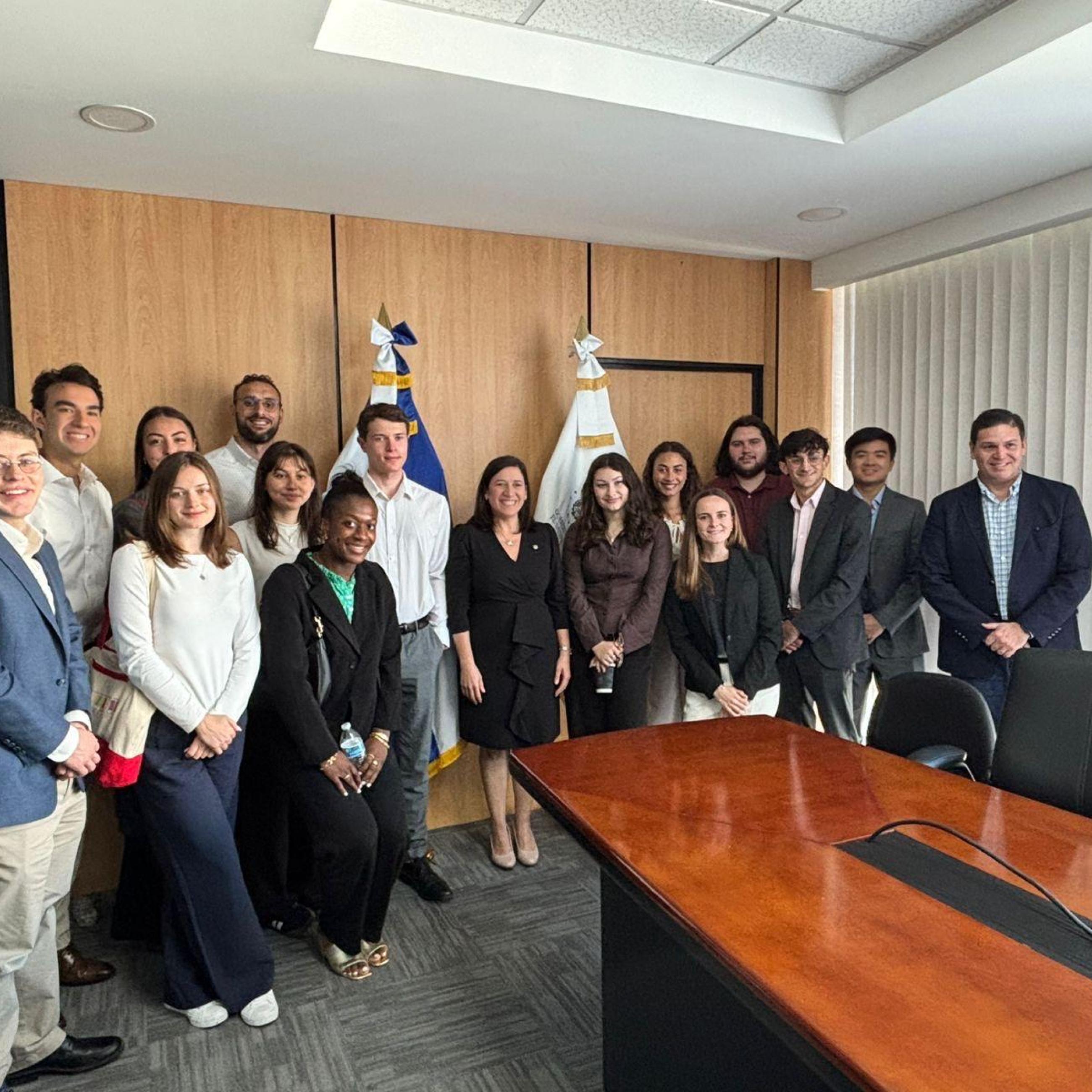 SPIA students on winter break in El Salvador with Juan Carlos Pinzon and Zacharia Ahmed