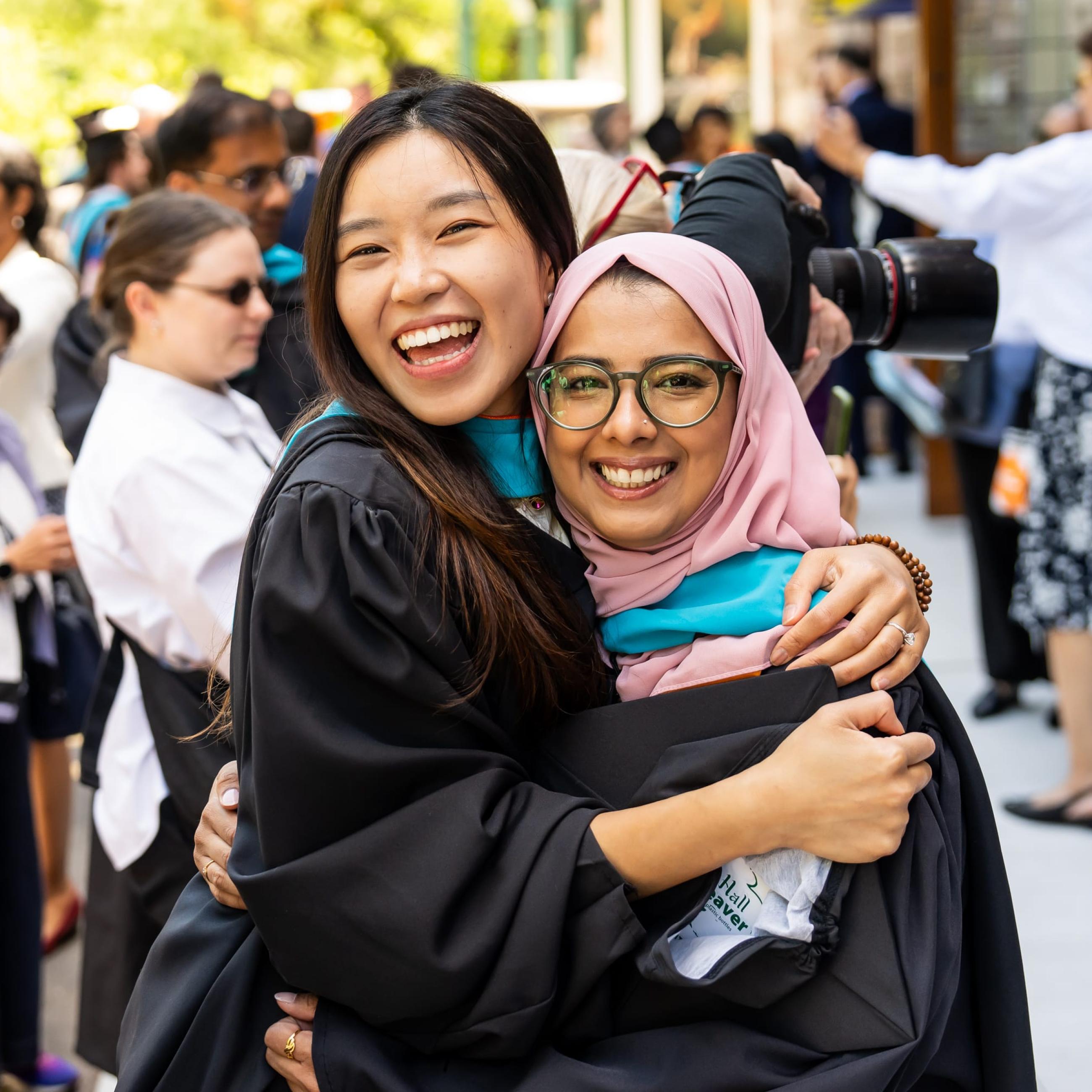SPIA graduates at 2025 Hooding ceremony