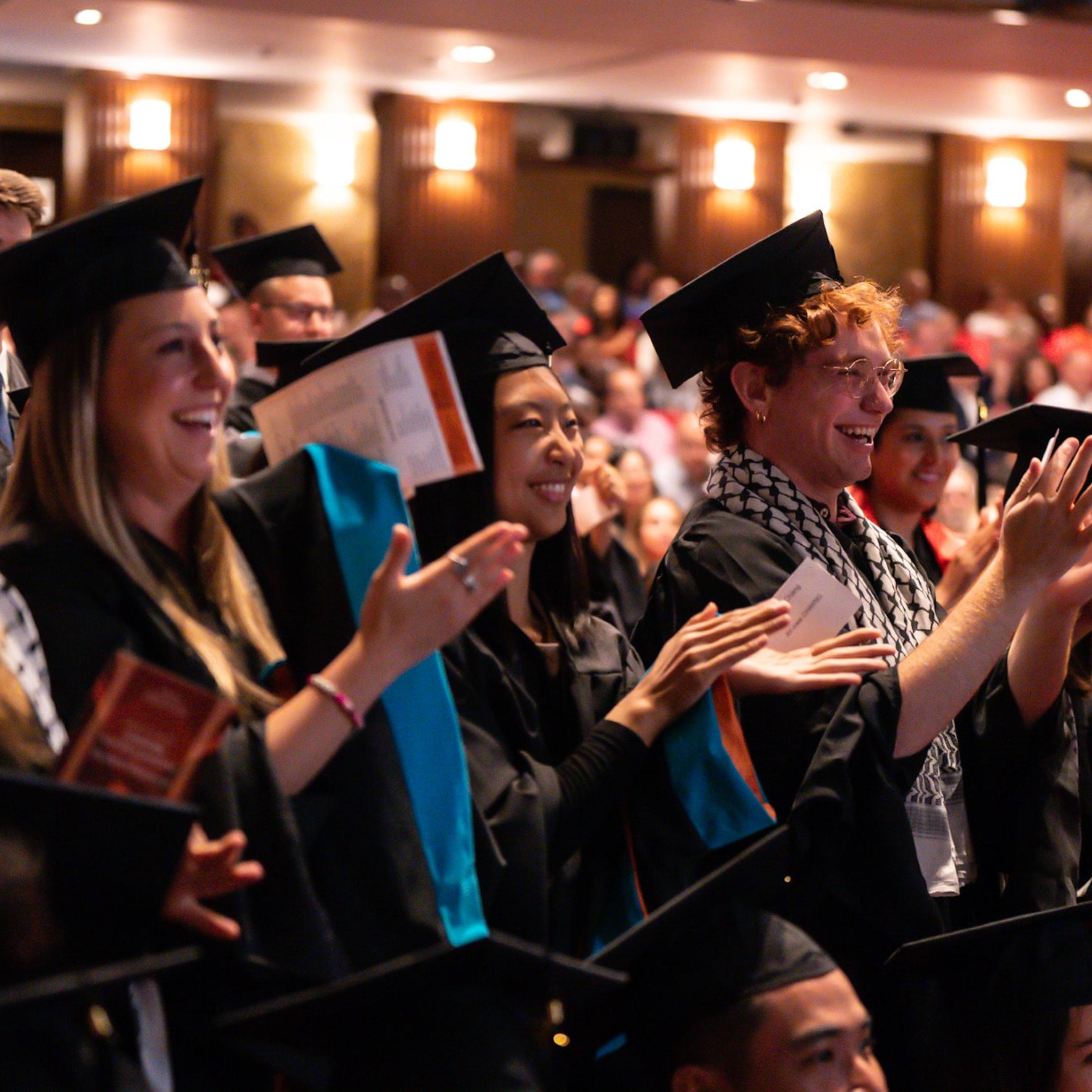 SPIA graduates at 2025 Hooding ceremony