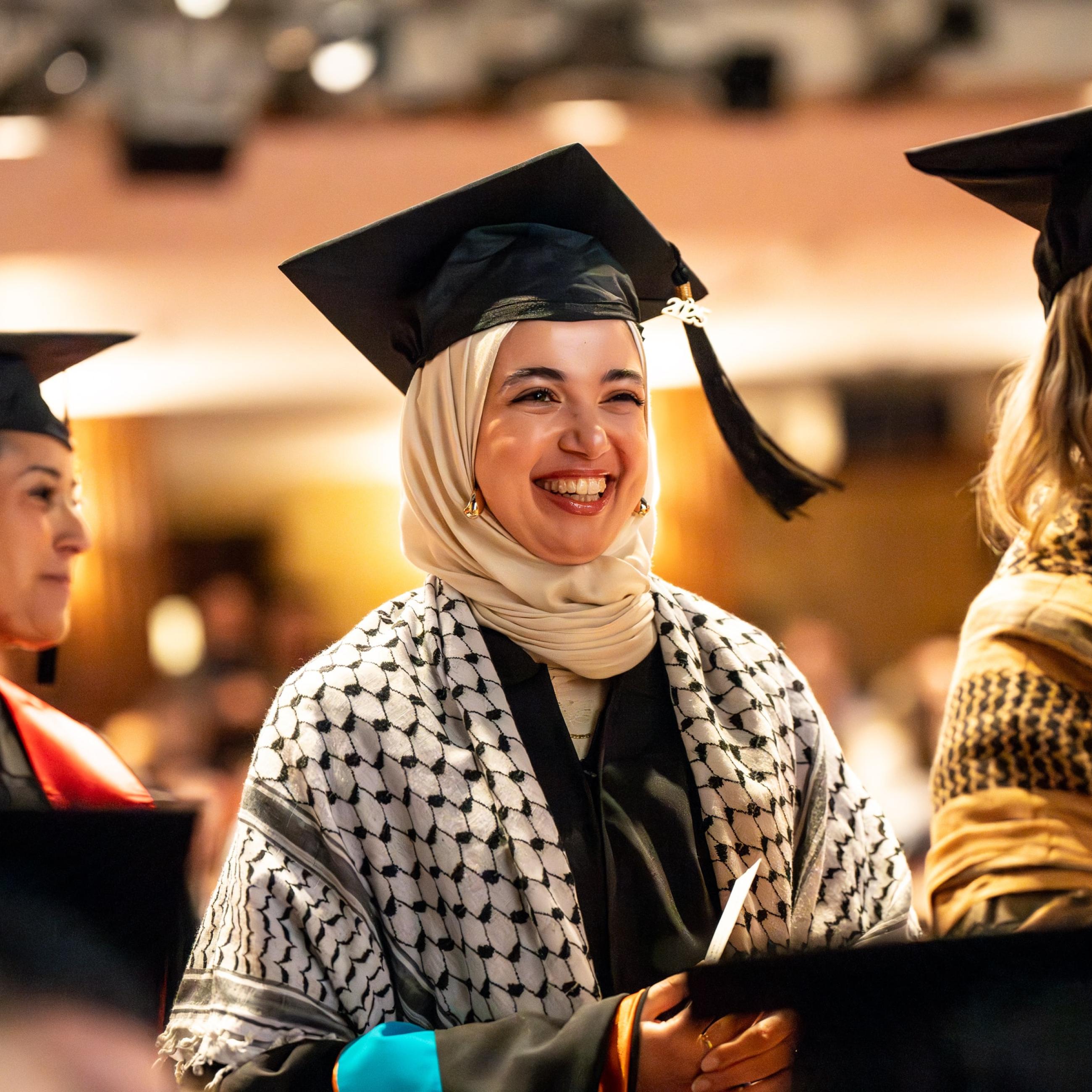 SPIA graduates at 2025 Hooding ceremony