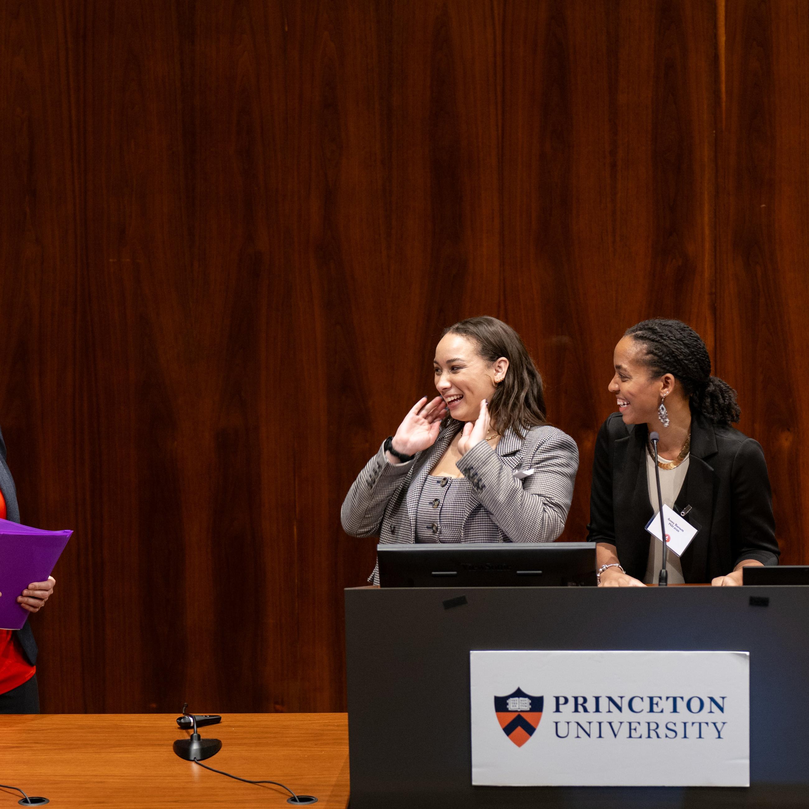 Princeton SPIA students and alumni gathered at the Students and Alumni of Color Spring Symposium on April 5 and 6 at Robertson Hall.