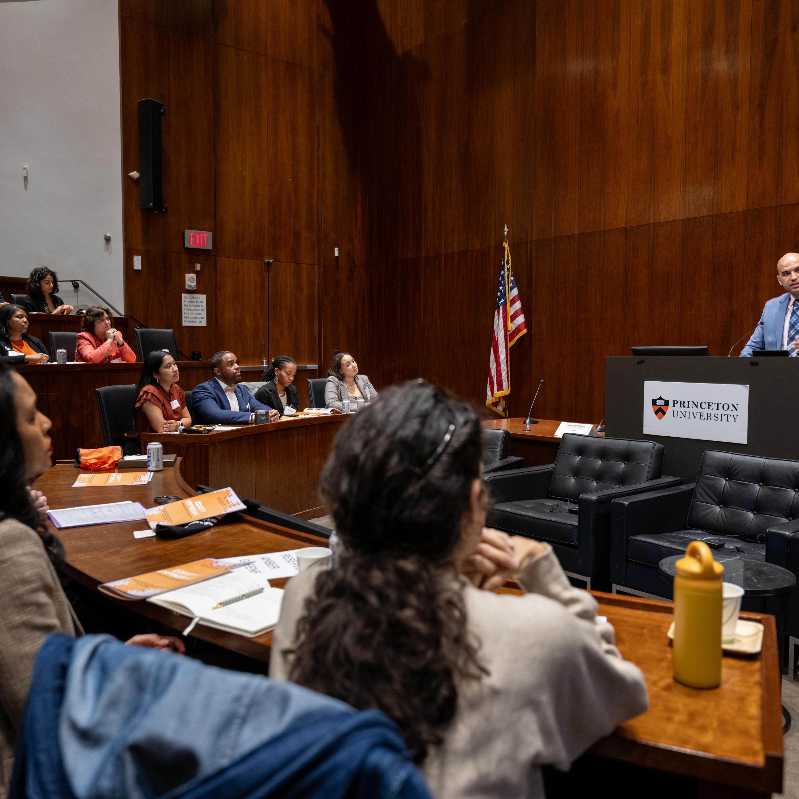 Princeton SPIA students and alumni gathered at the Students and Alumni of Color Spring Symposium on April 5 and 6 at Robertson Hall.
