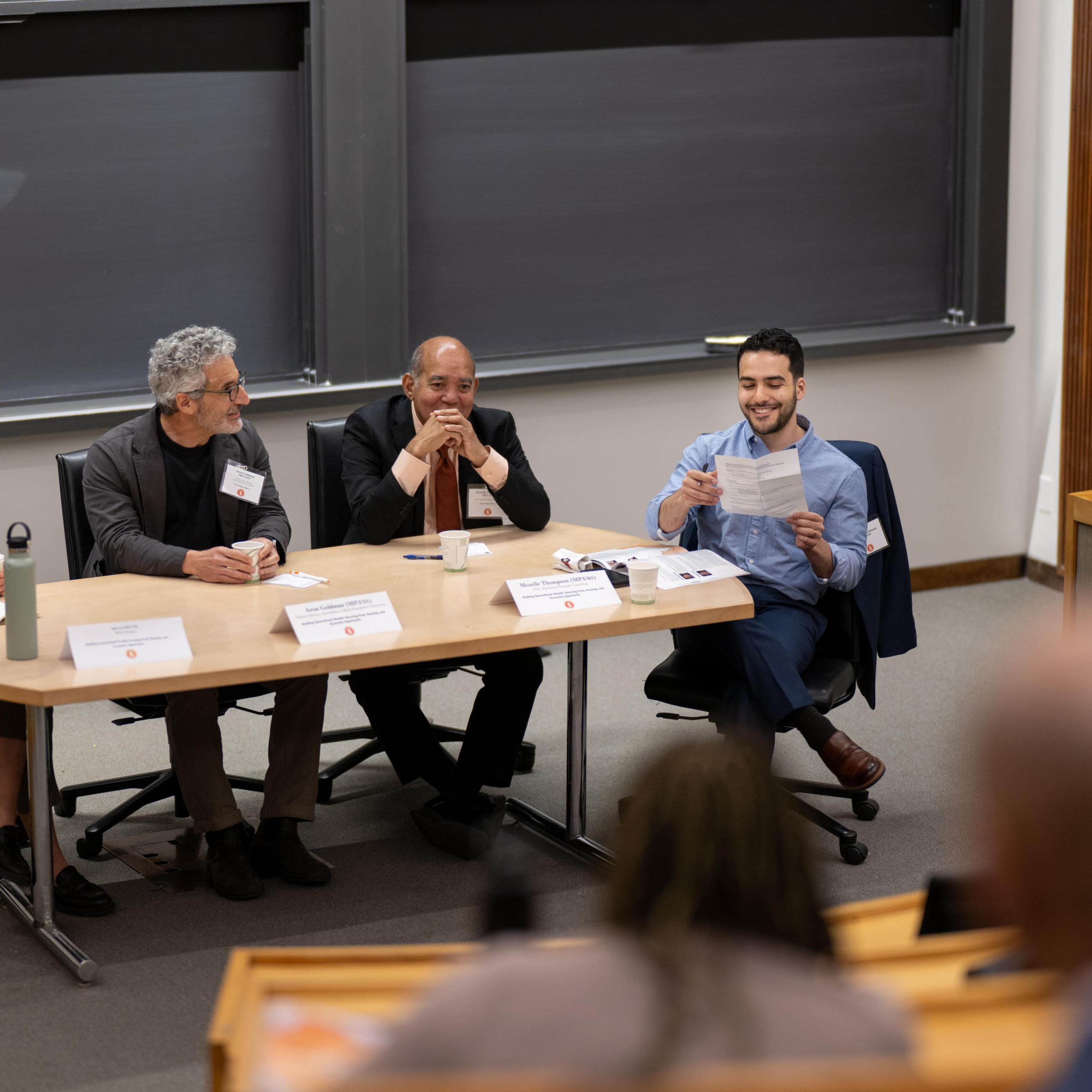 Princeton SPIA students and alumni gathered at the Students and Alumni of Color Spring Symposium on April 5 and 6 at Robertson Hall.