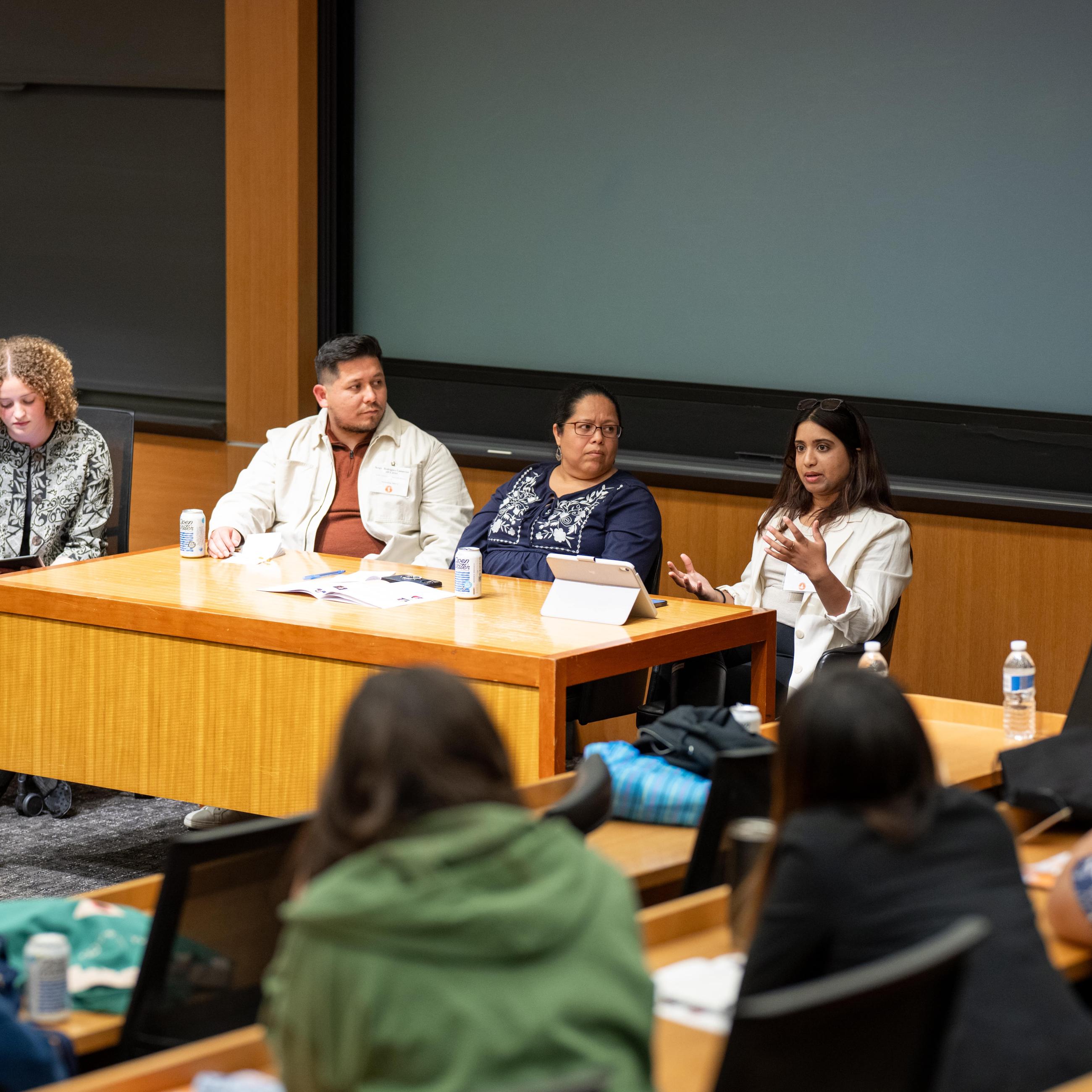 Princeton SPIA students and alumni gathered at the Students and Alumni of Color Spring Symposium on April 5 and 6 at Robertson Hall.