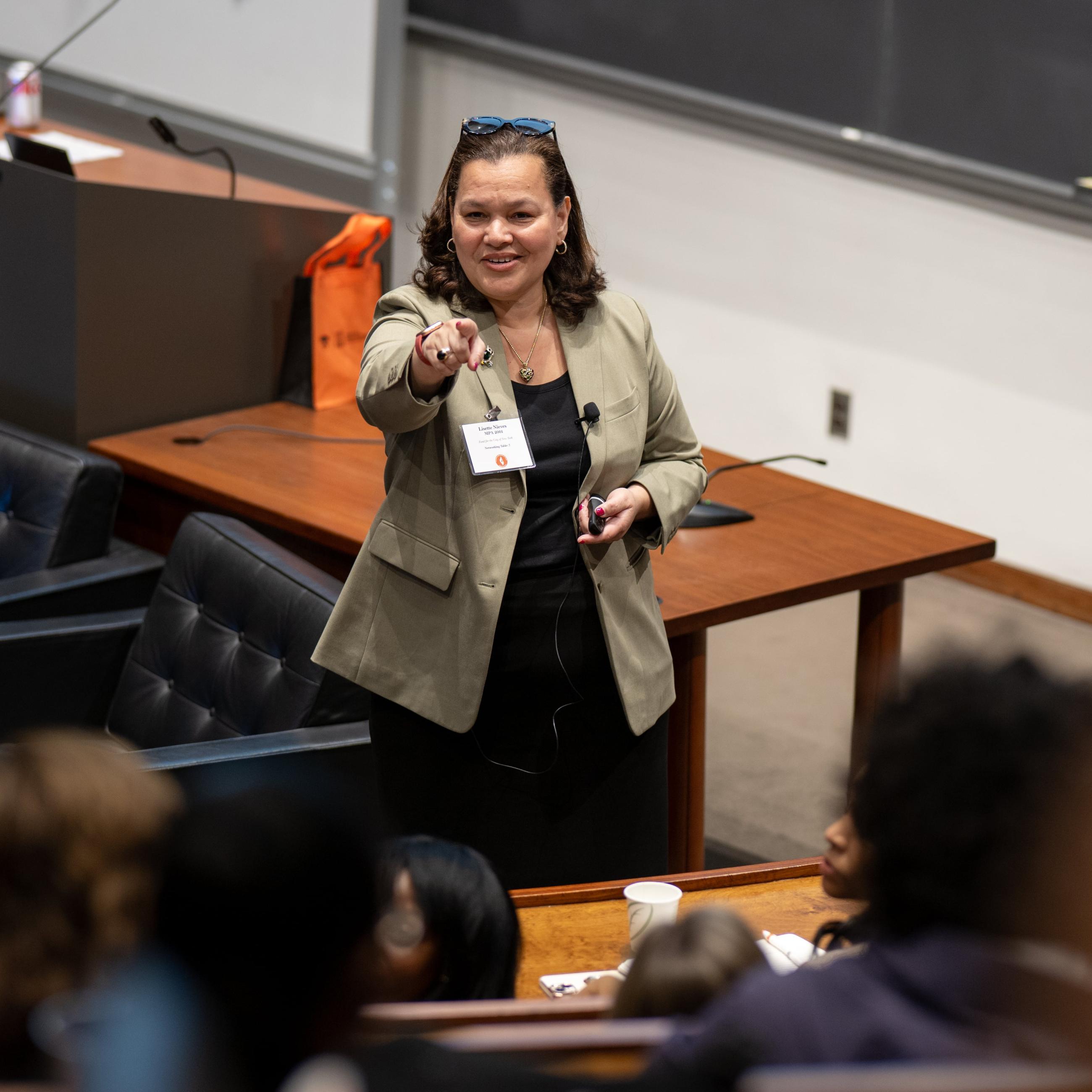 Princeton SPIA students and alumni gathered at the Students and Alumni of Color Spring Symposium on April 5 and 6 at Robertson Hall.