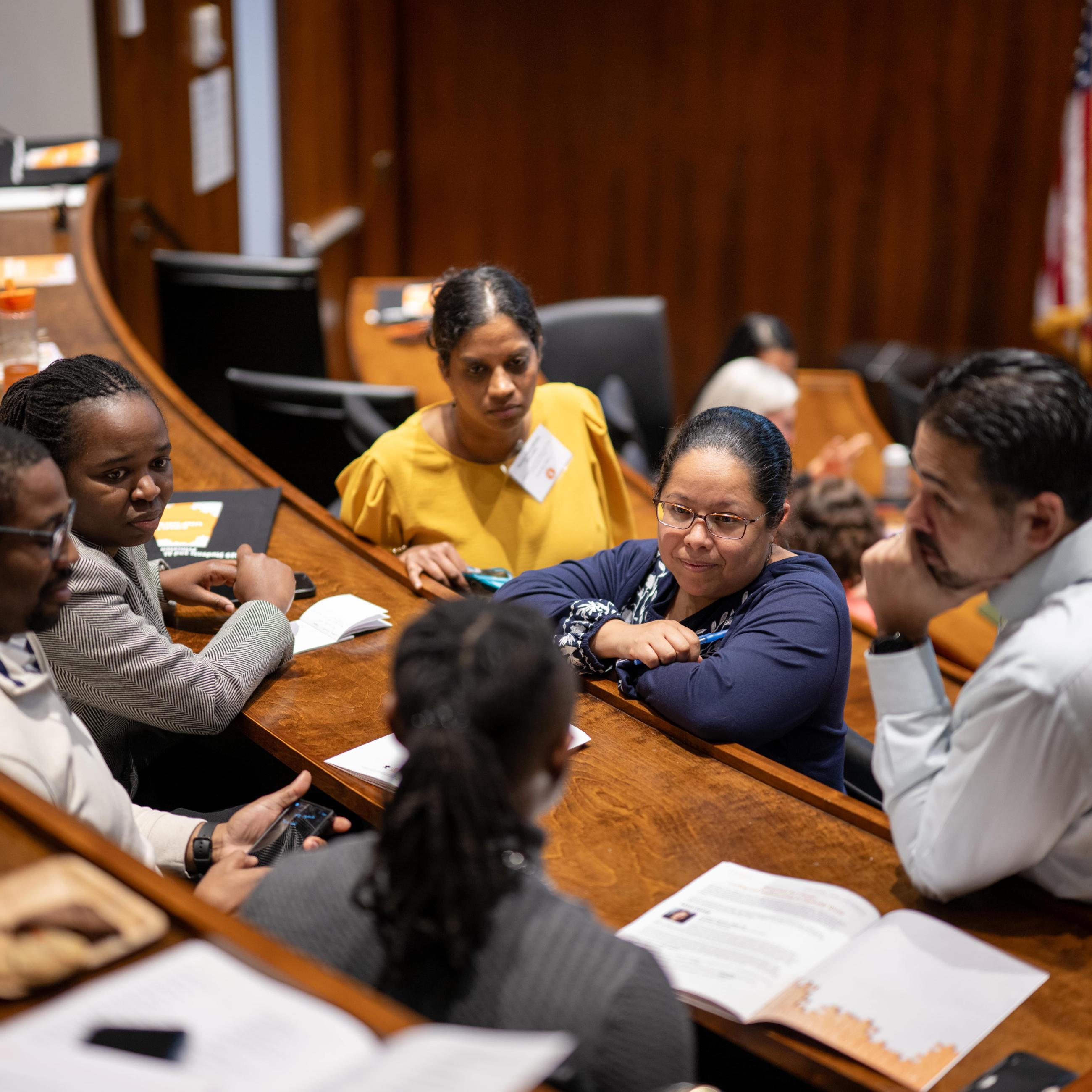 Princeton SPIA students and alumni gathered at the Students and Alumni of Color Spring Symposium on April 5 and 6 at Robertson Hall.
