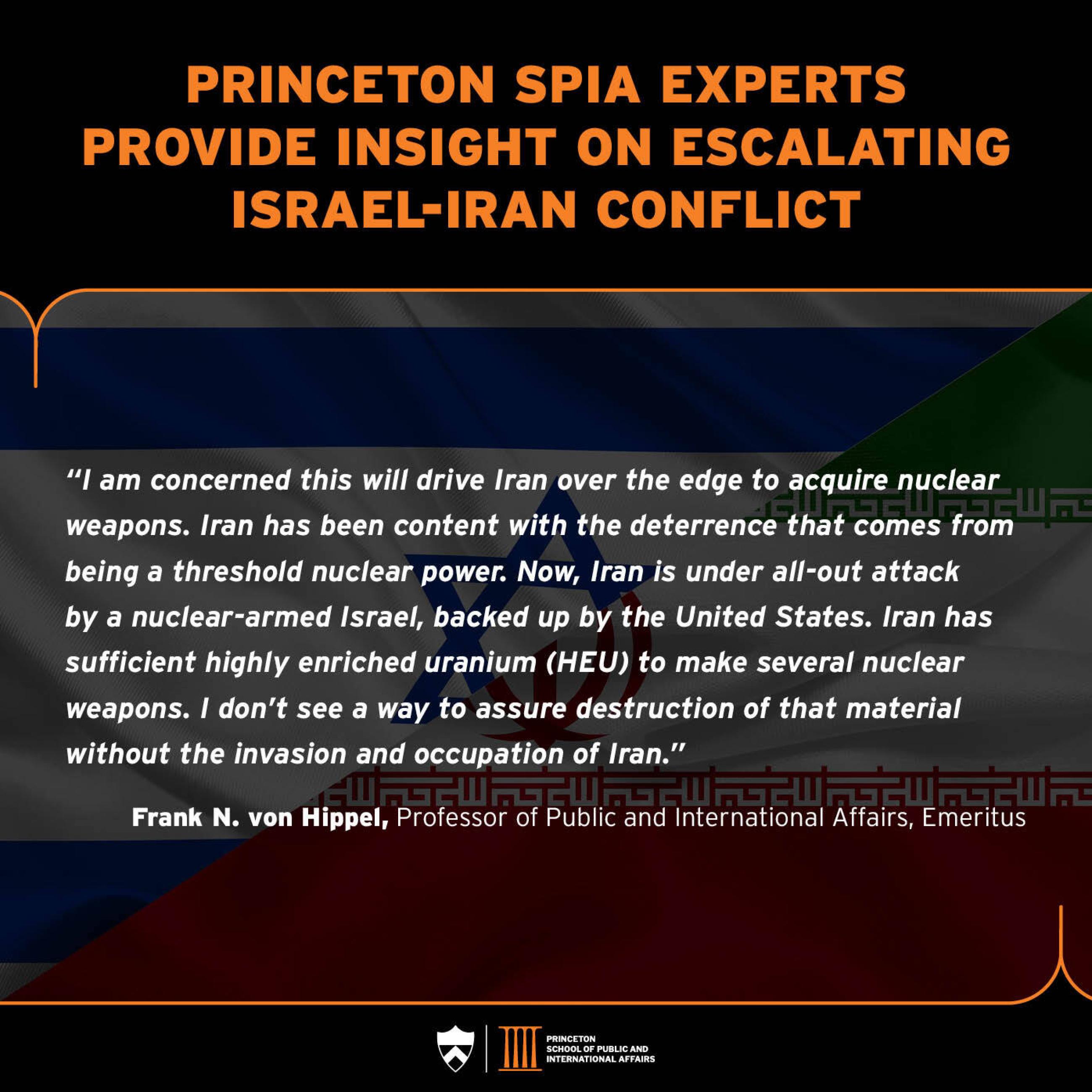 Israel-Iran card