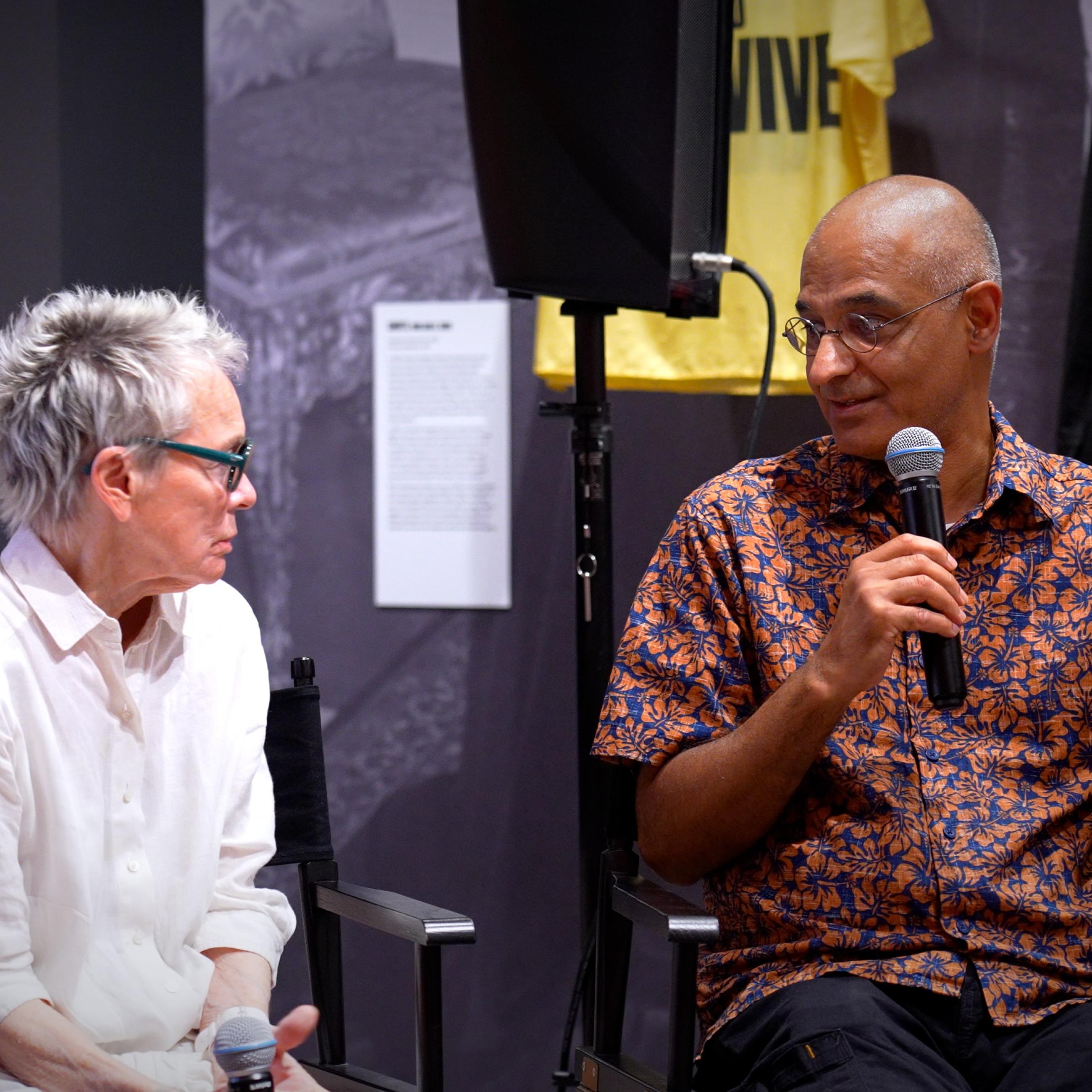 Zia Mian and Laurie Anderson at Sing for Science