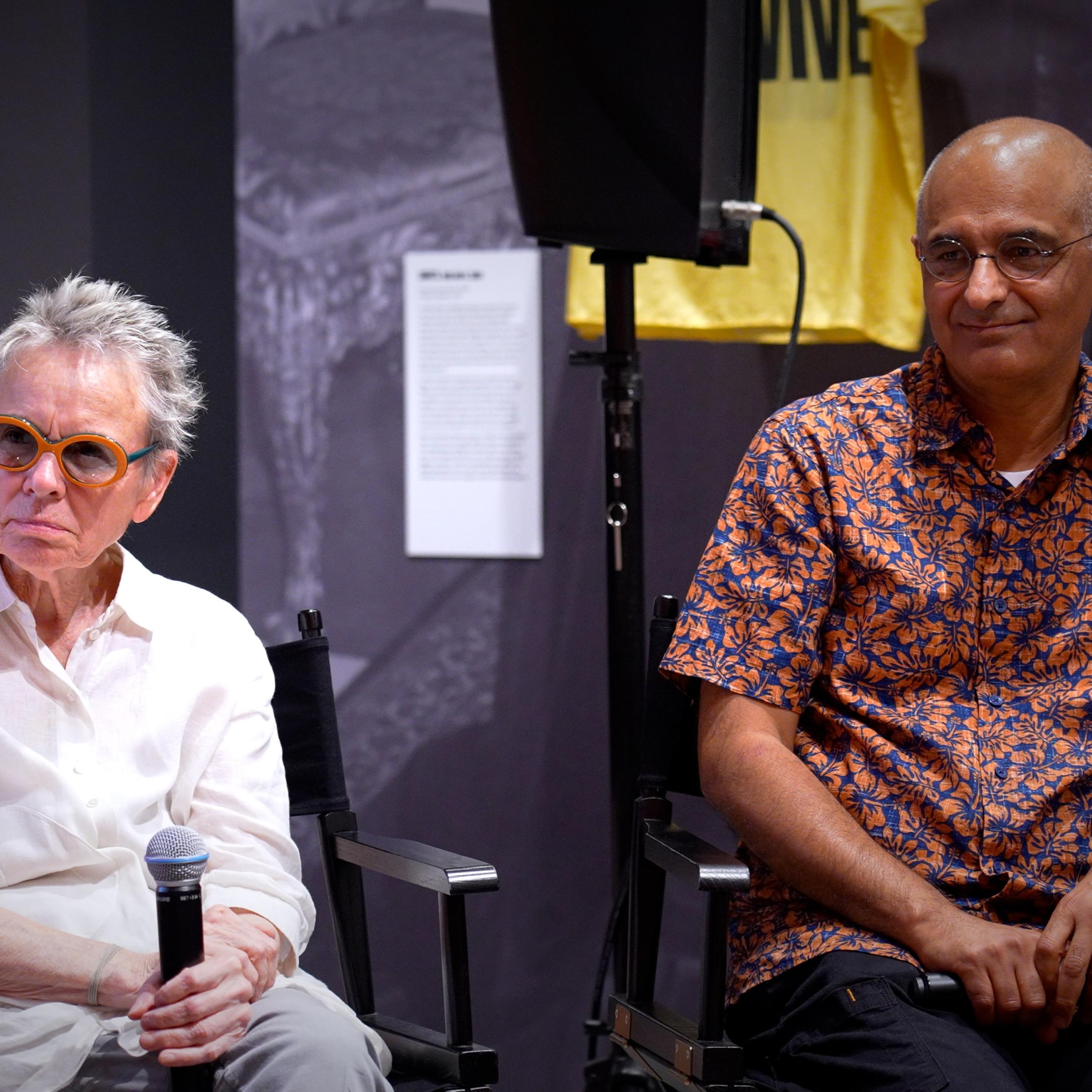 Zia Mian and Laurie Anderson at Sing for Science