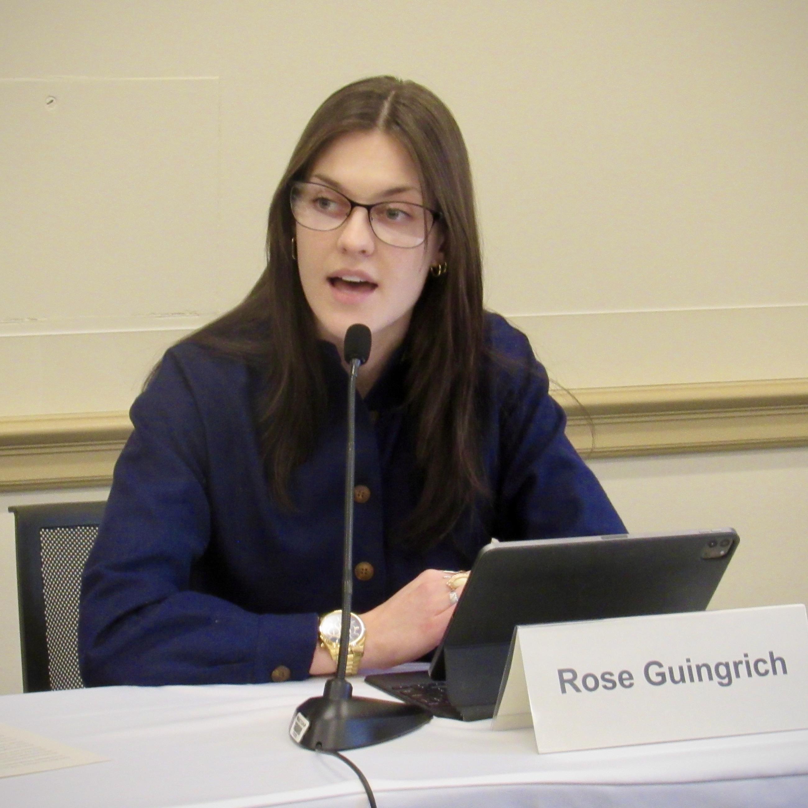 Rose Guingrich House Briefing