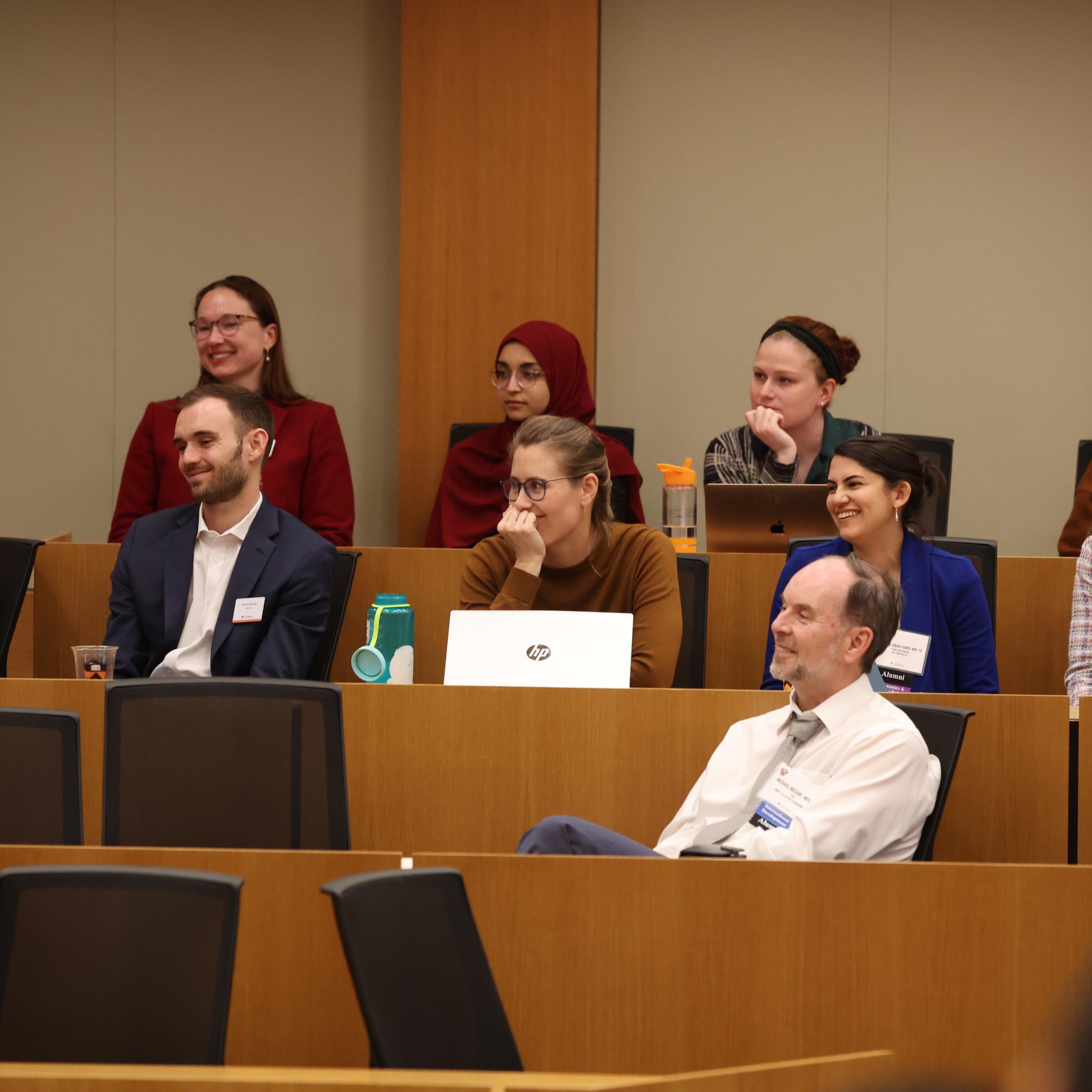 Student and alumni attendees at SPIA in Service Conference. Photo credit: Beverly Schaefer