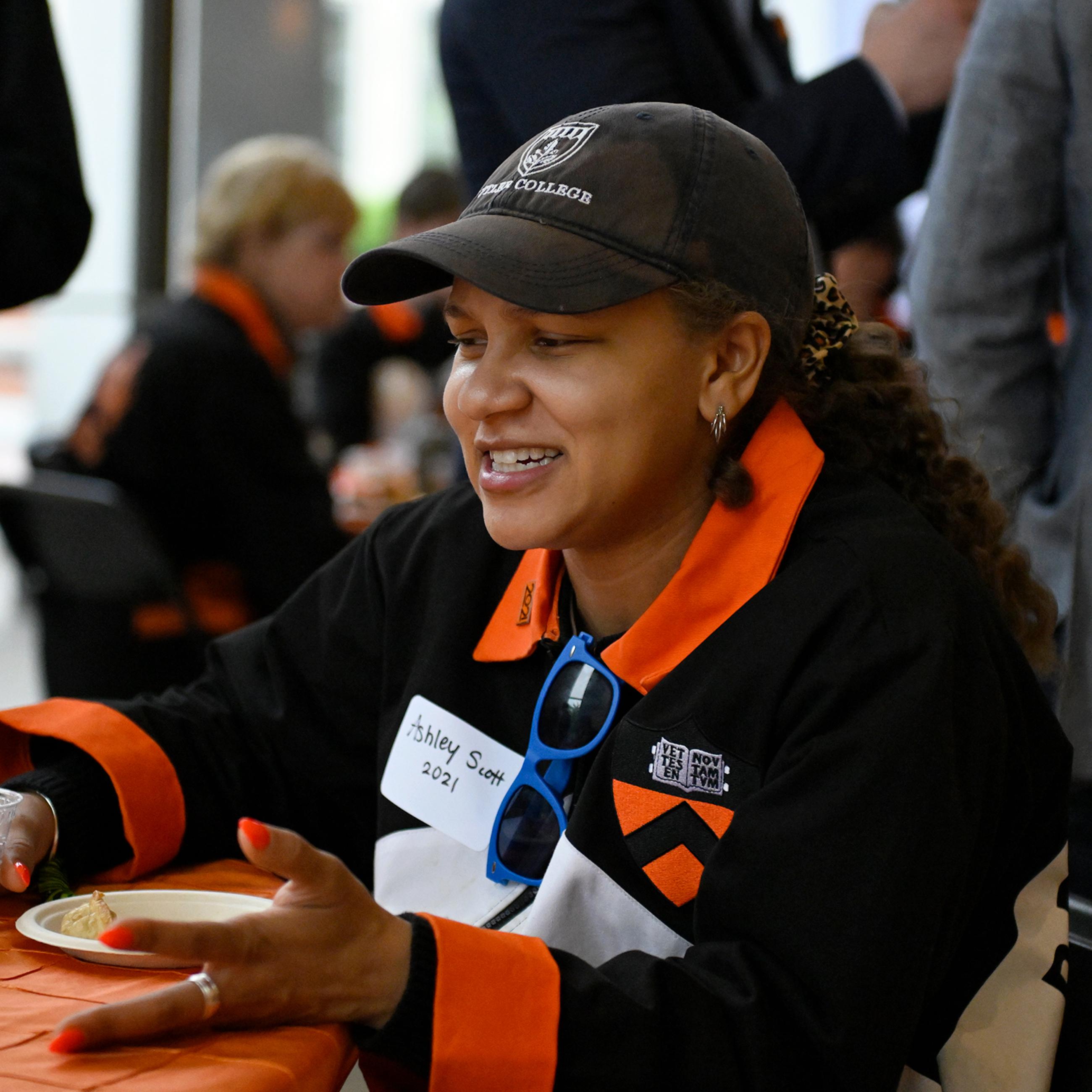 SPIA alum attending 2026 Reunions reception in Shultz cafe