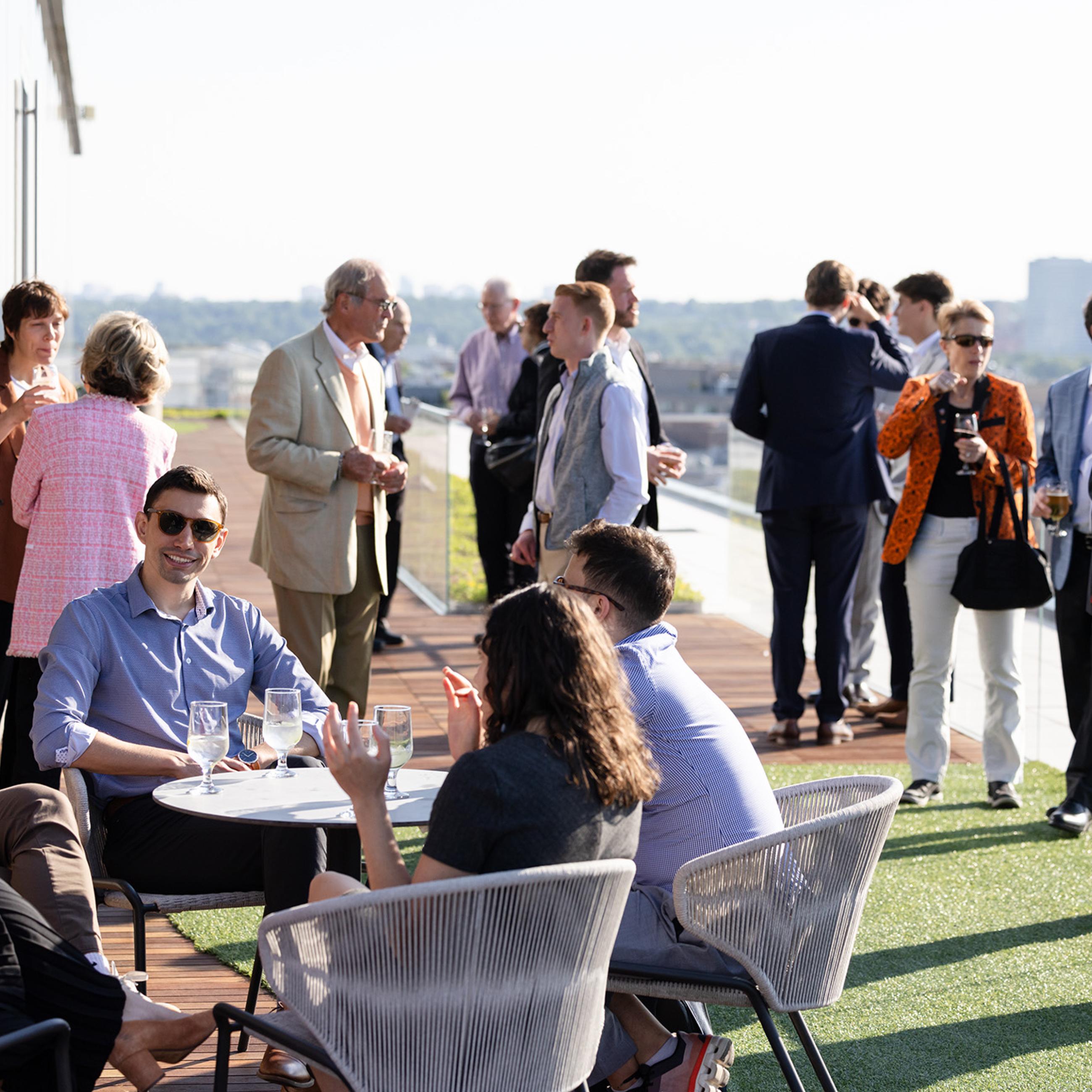 Attendees at Books & Cocktails Series: Andrew Ross Sorkin’s 1929 event