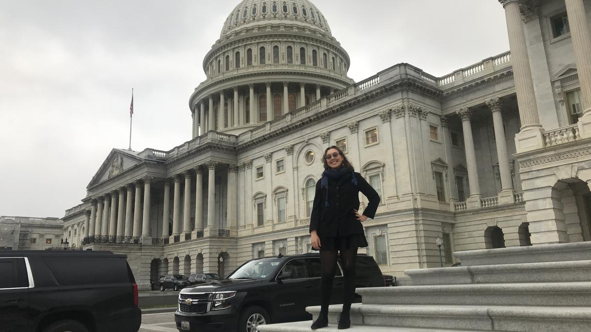 Claire Kaufman at the Capitol