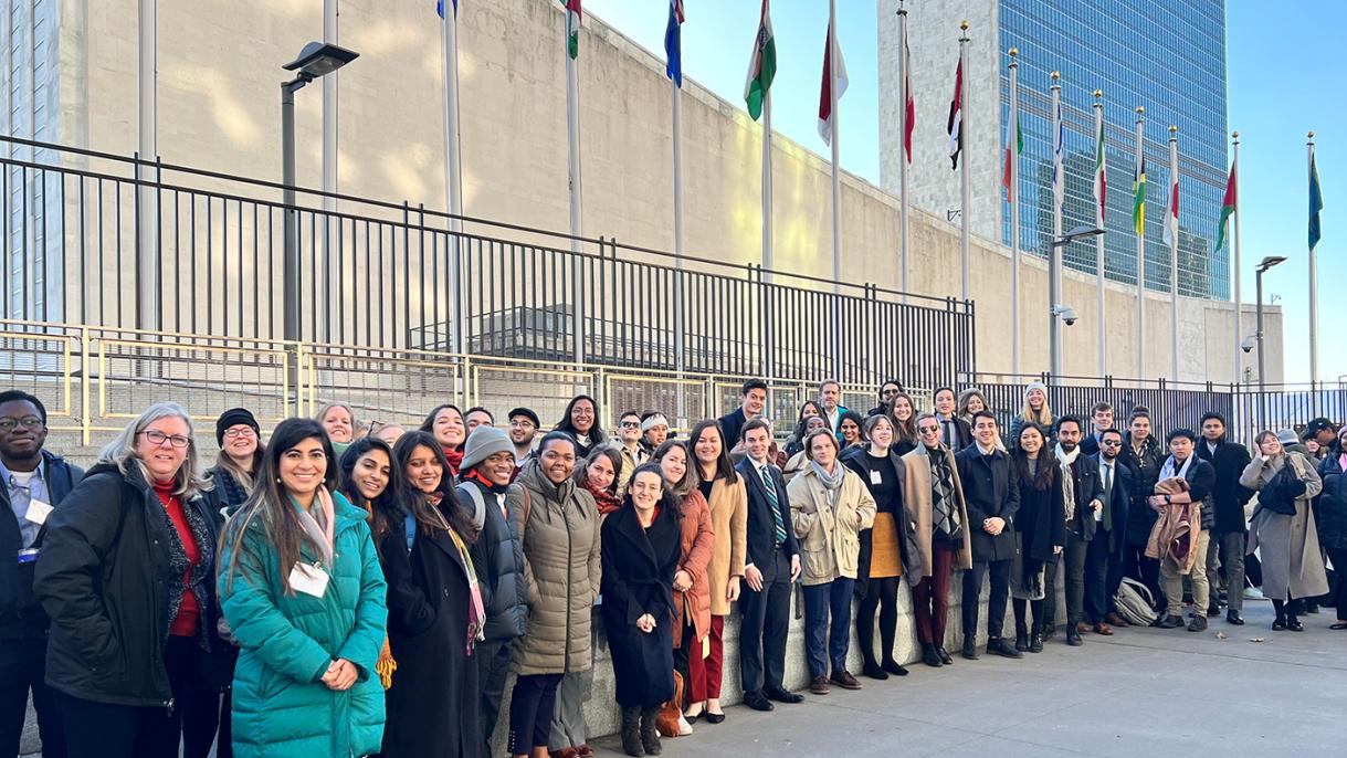 SPIA students touring United Nations