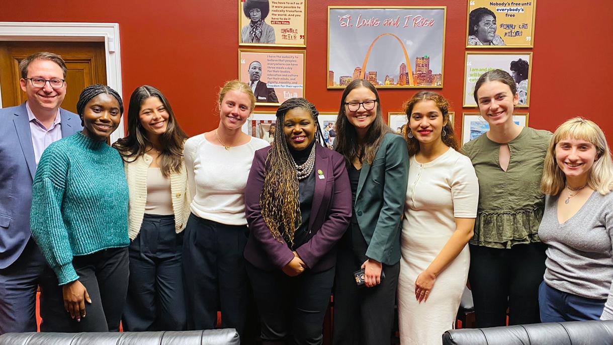 Students in Princeton Policy Advocacy Clinic course