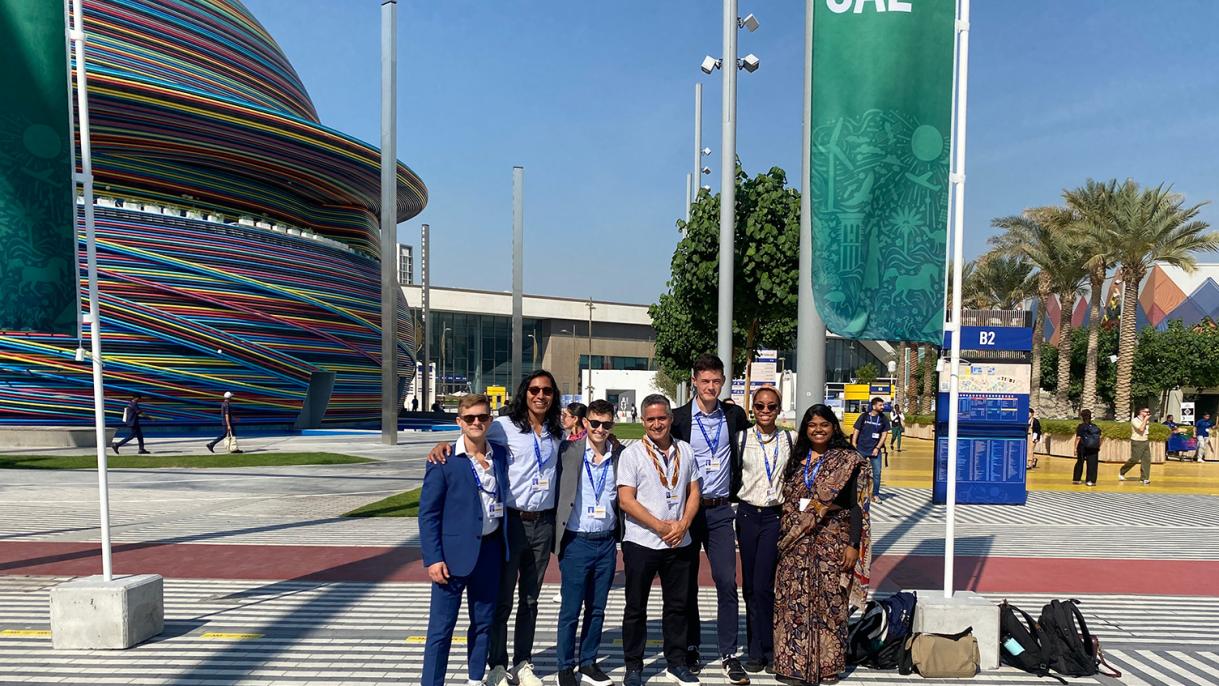  SPIA students at COP28 conference