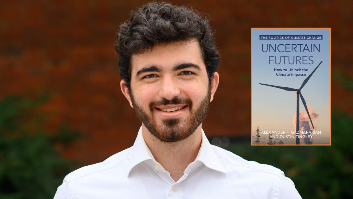 Alex Gazmararian and book cover