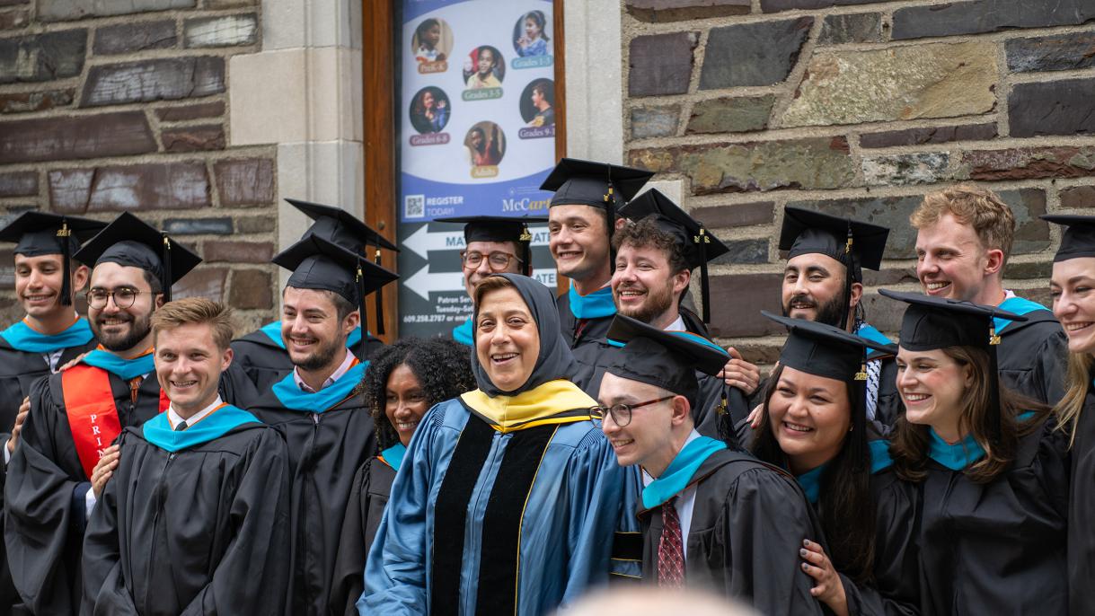 2024 SPIA Hooding Ceremony-Dean Jamal and graduating students