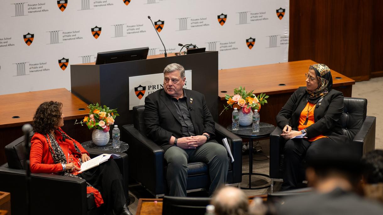 Dean Jamal with General Mark Milley and Razia Iqbal