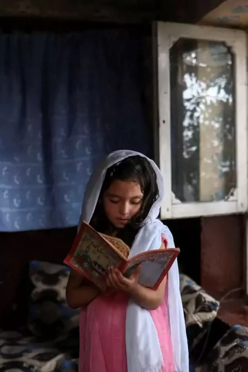 girl with a book