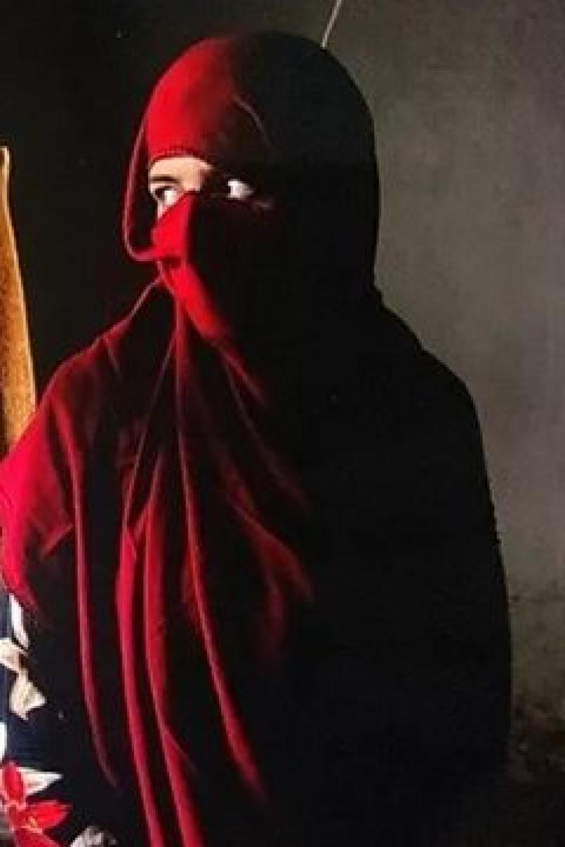 person in red