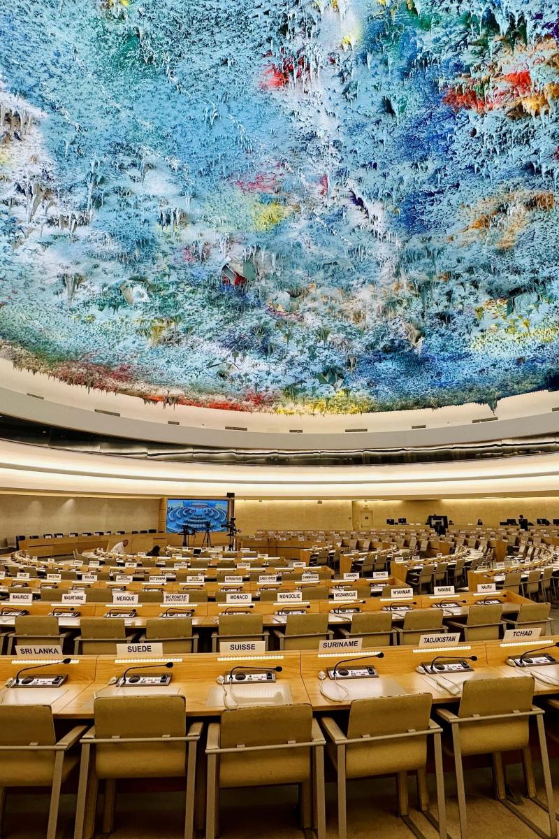 UN Human Rights Council Chamber